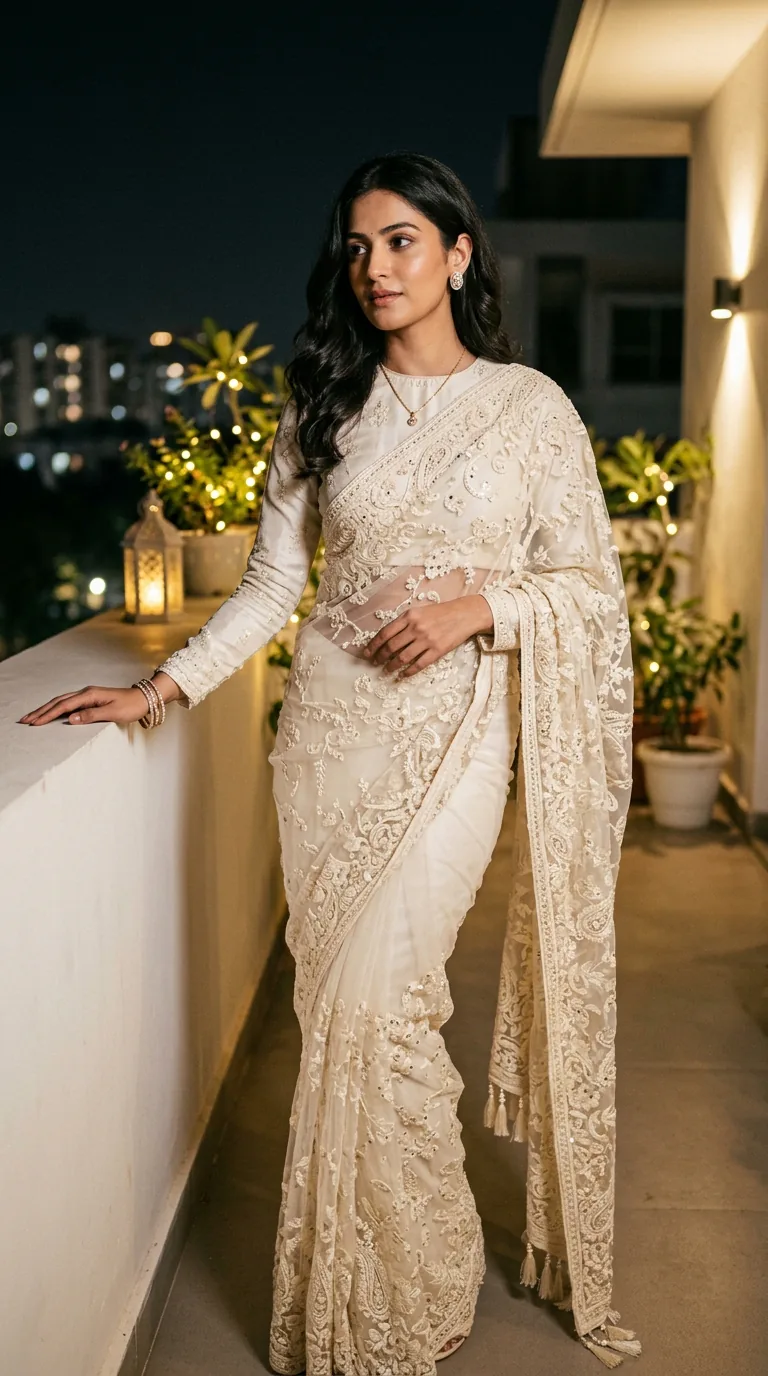 AI Generated Saree profile picture style